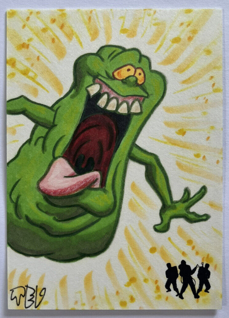 2016 Cryptozoic Ghostbusters Sketch Card By Ted Dastick Jr.