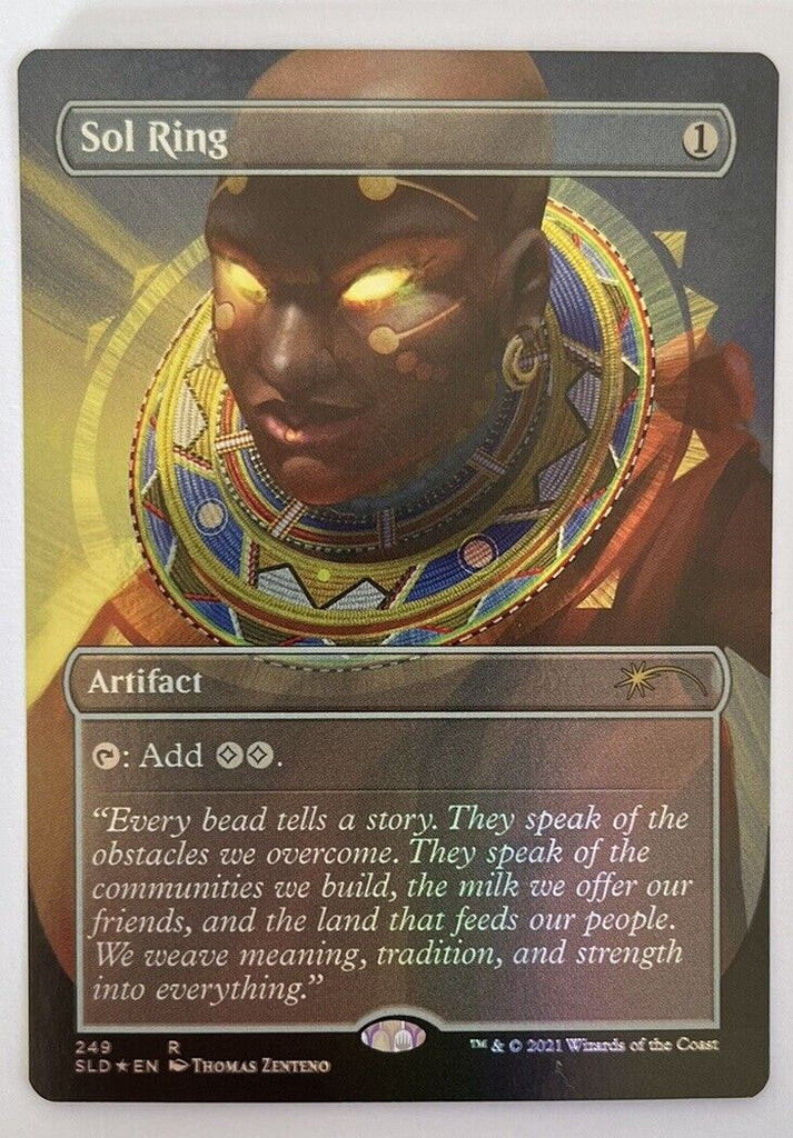 Sol Ring Borderless FOIL Secret Lair MTG Pack Fresh Unplayed