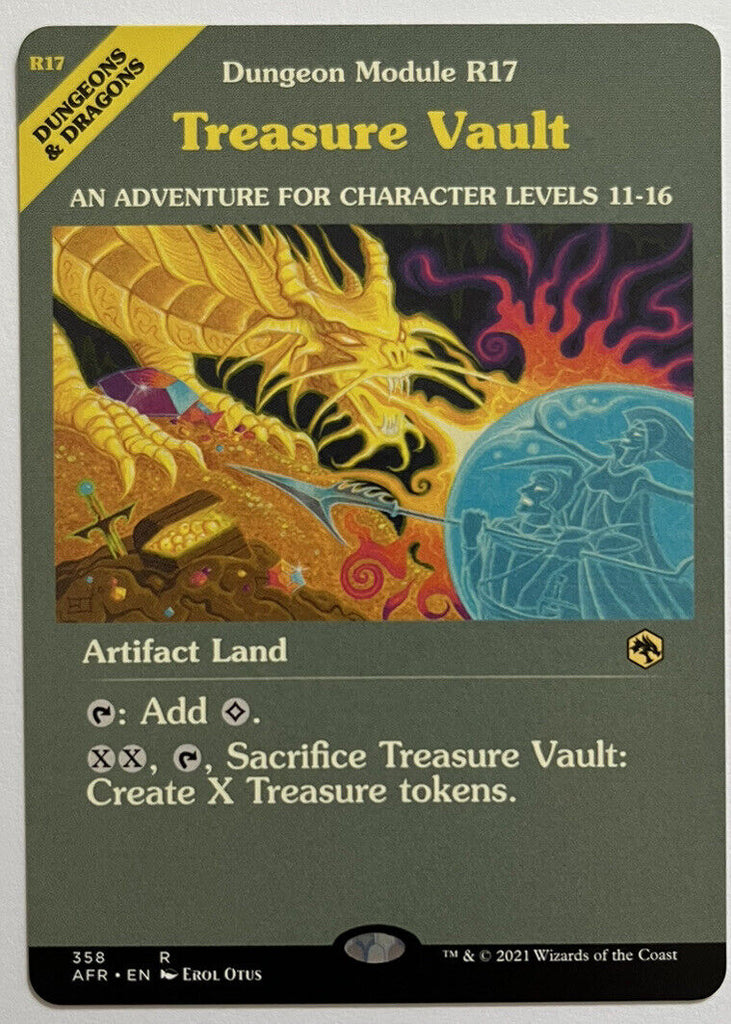 Treasure Vault Showcase AFR MTG Pack Fresh Unplayed