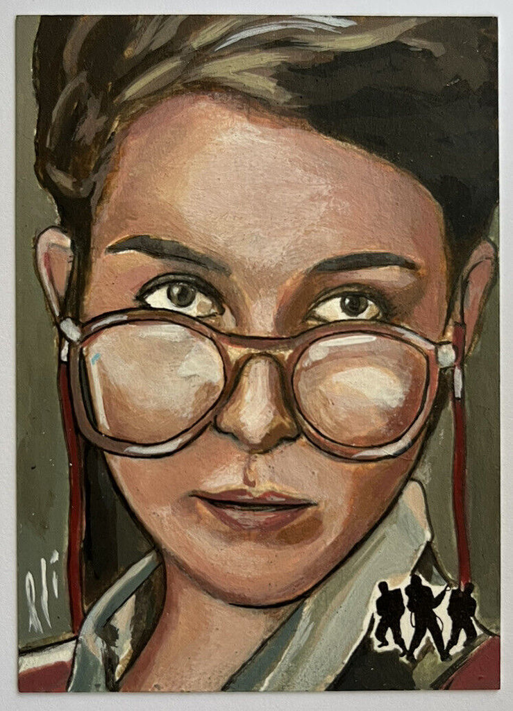 2016 Cryptozoic Ghostbusters Sketch Card By Lee Lightfoot