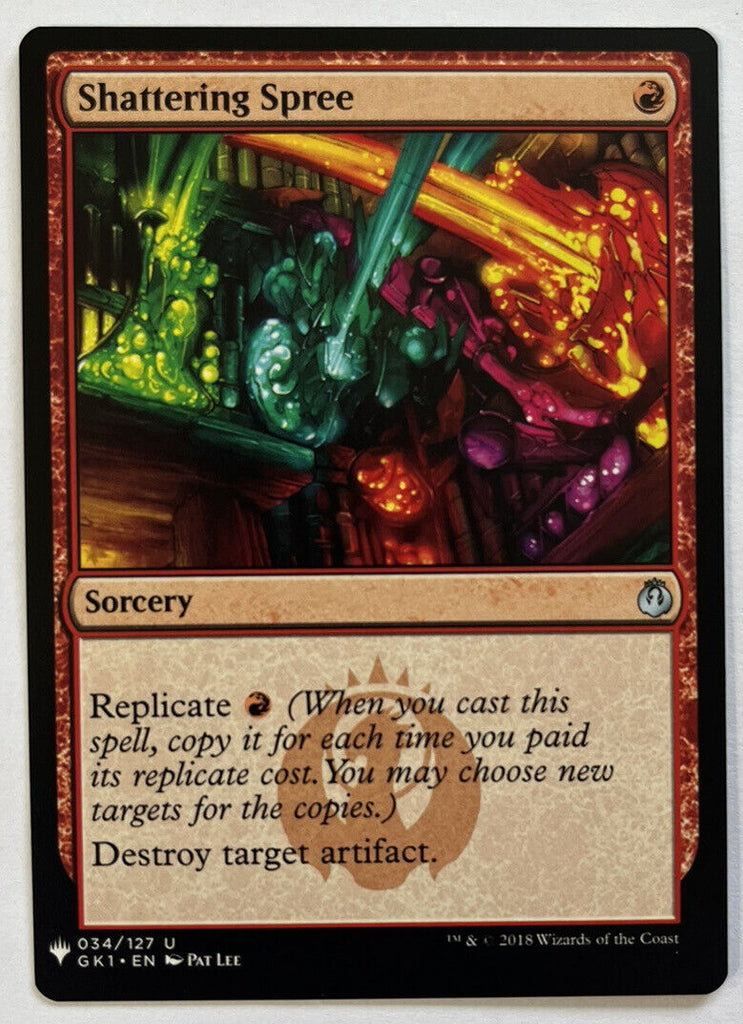 Shattering Spree Mystery Booster MTG Pack Fresh Unplayed