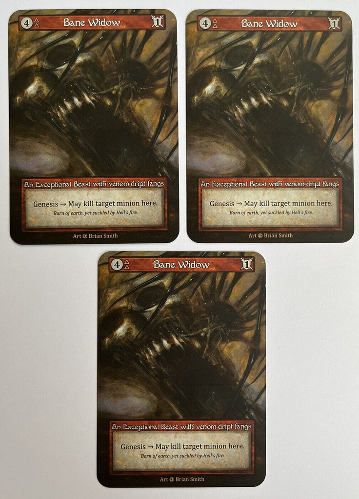 Sorcery Contested Realm Alpha 3 x Bane Widow Exceptional Pack Fresh
