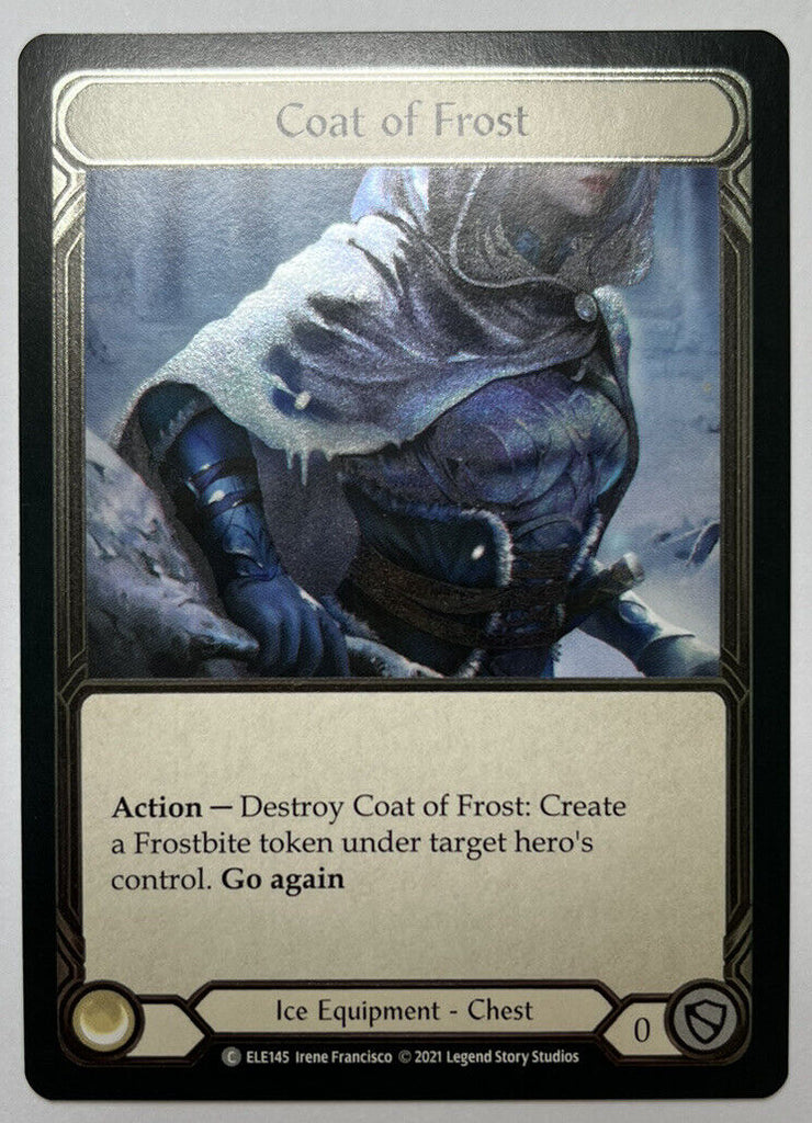 Coat Of Frost Cold Foil Flesh And Blood Tales Of Aria Pack Fresh
