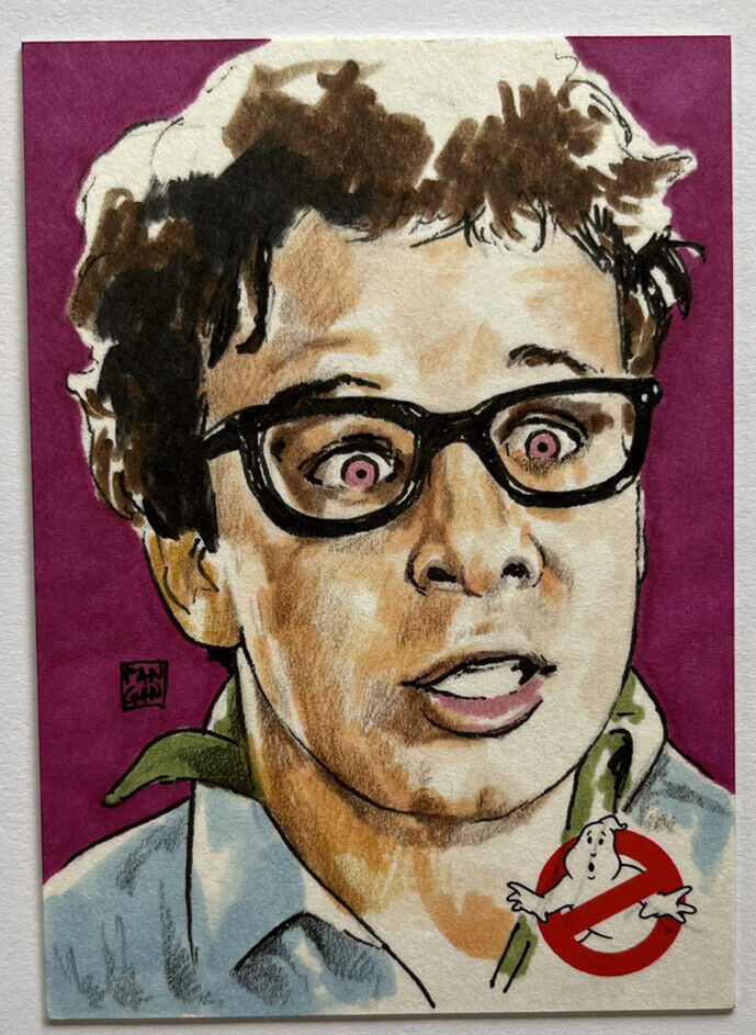 2016 Cryptozoic Ghostbusters Sketch Card By JP3 Sketch