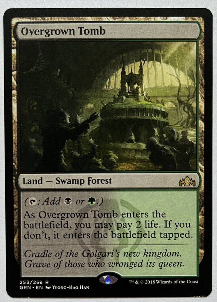 Overgrown Tomb GRN MTG Pack Fresh Unplayed