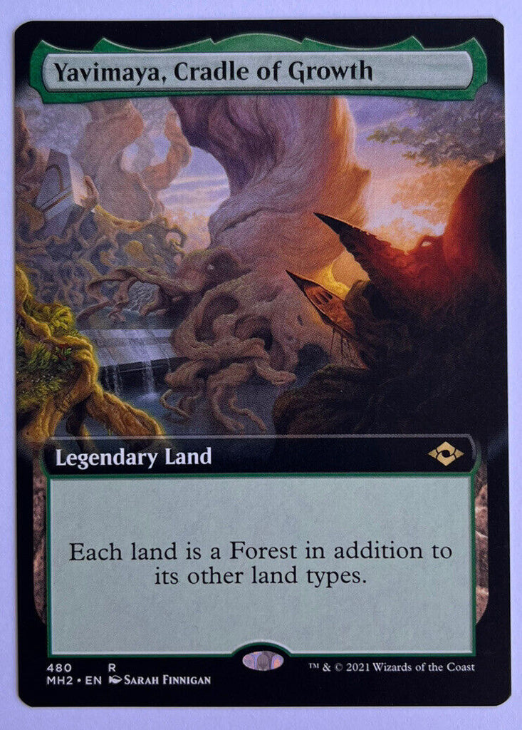 Yavimaya Cradle Of Growth Extended Art Modern Horizons 2 MTG Pack Fresh Unplayed