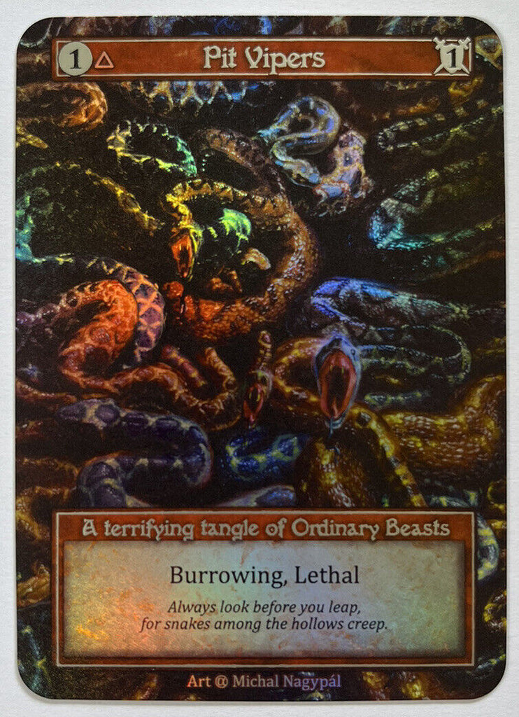 Sorcery Contested Realm Alpha Pit Vipers FOIL Ordinary Pack Fresh