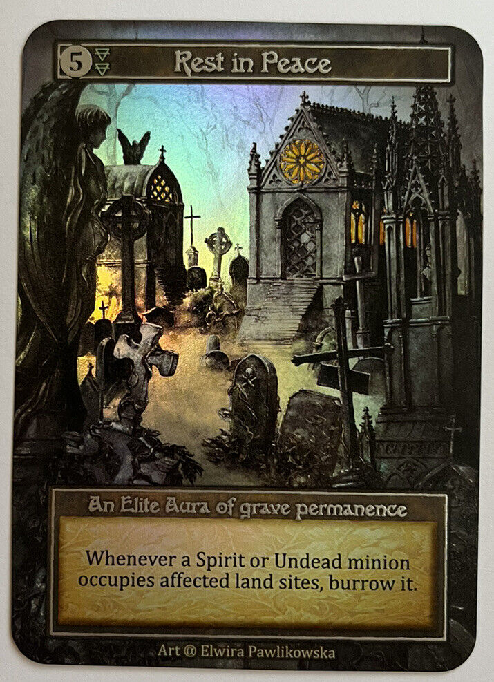 Sorcery Contested Realm Alpha Rest In Peace FOIL Elite Pack Fresh Unplayed