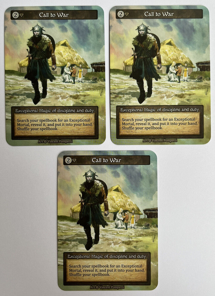 Sorcery Contested Realm Alpha 3 x Call To War Exceptional Pack Fresh