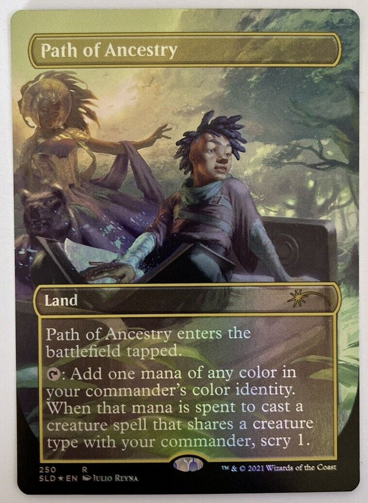 Path Of Ancestry Borderless FOIL Secret Lair MTG Pack Fresh Unplayed