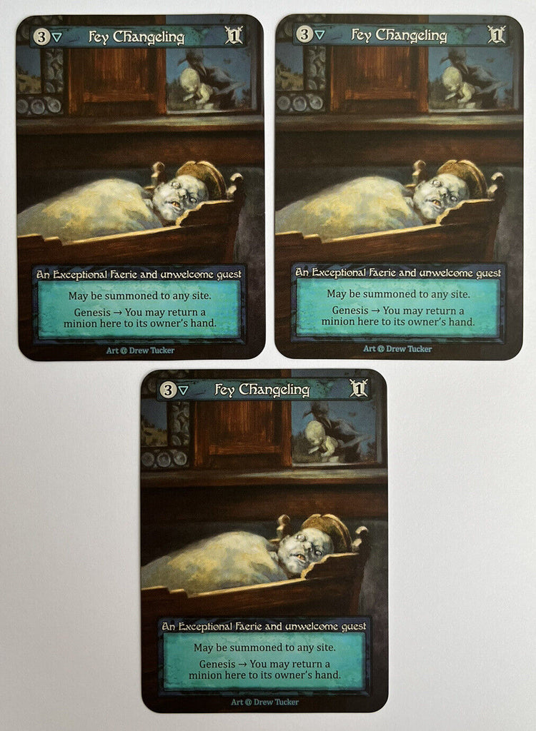 Sorcery Contested Realm Alpha 3 x Fey Changeling Exceptional Pack Fresh