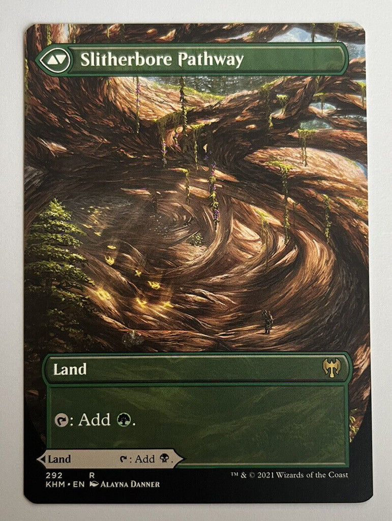 Darkbore Pathway Borderless Kaldheim MTG Pack Fresh Unplayed