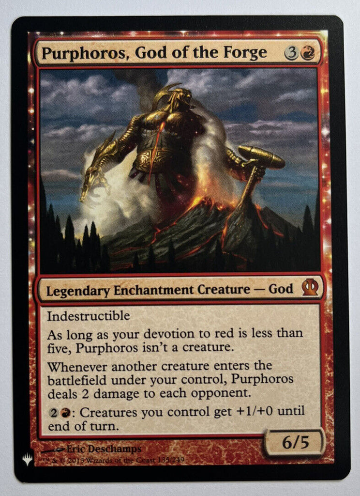Purphoros God Of The Forge Mystery Booster MTG Pack Fresh Unplayed