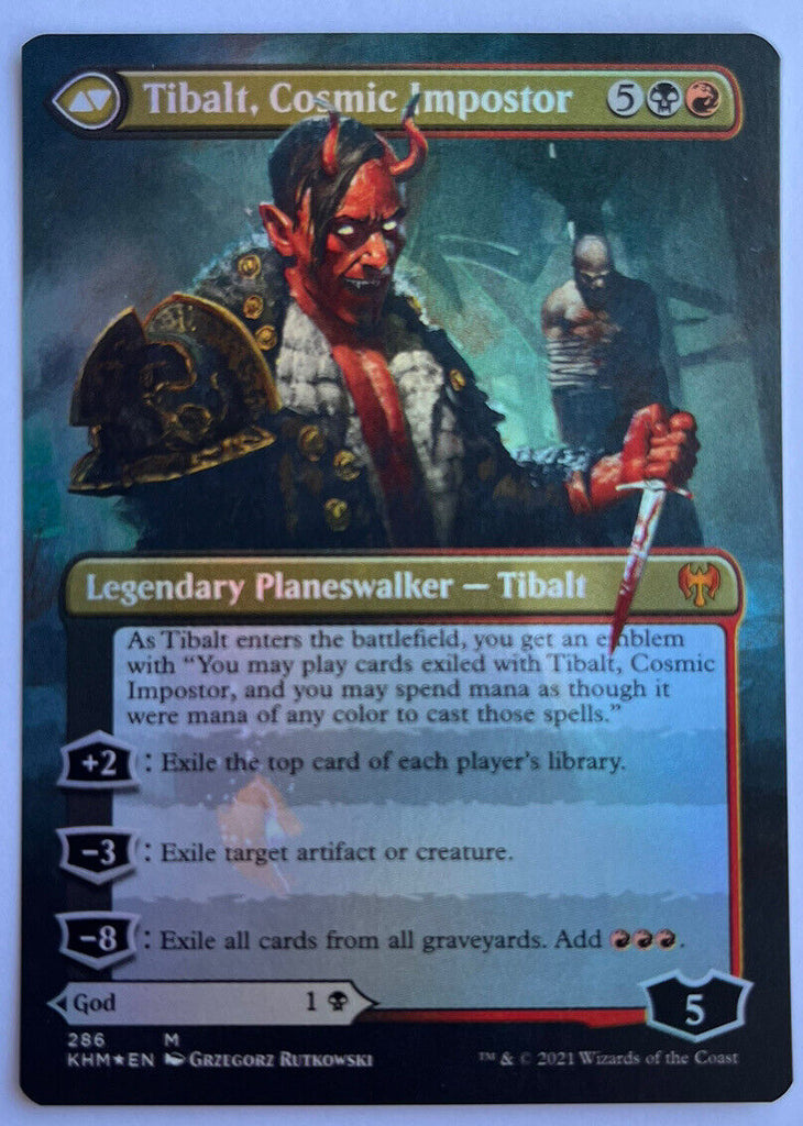 Valki God Of Lies Borderless FOIL Kaldheim MTG Pack Fresh Unplayed