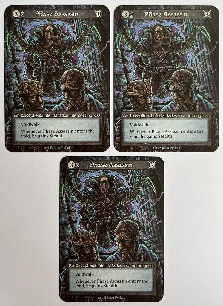 Sorcery Contested Realm Alpha 3 x Phase Assassin Exceptional Pack Fresh